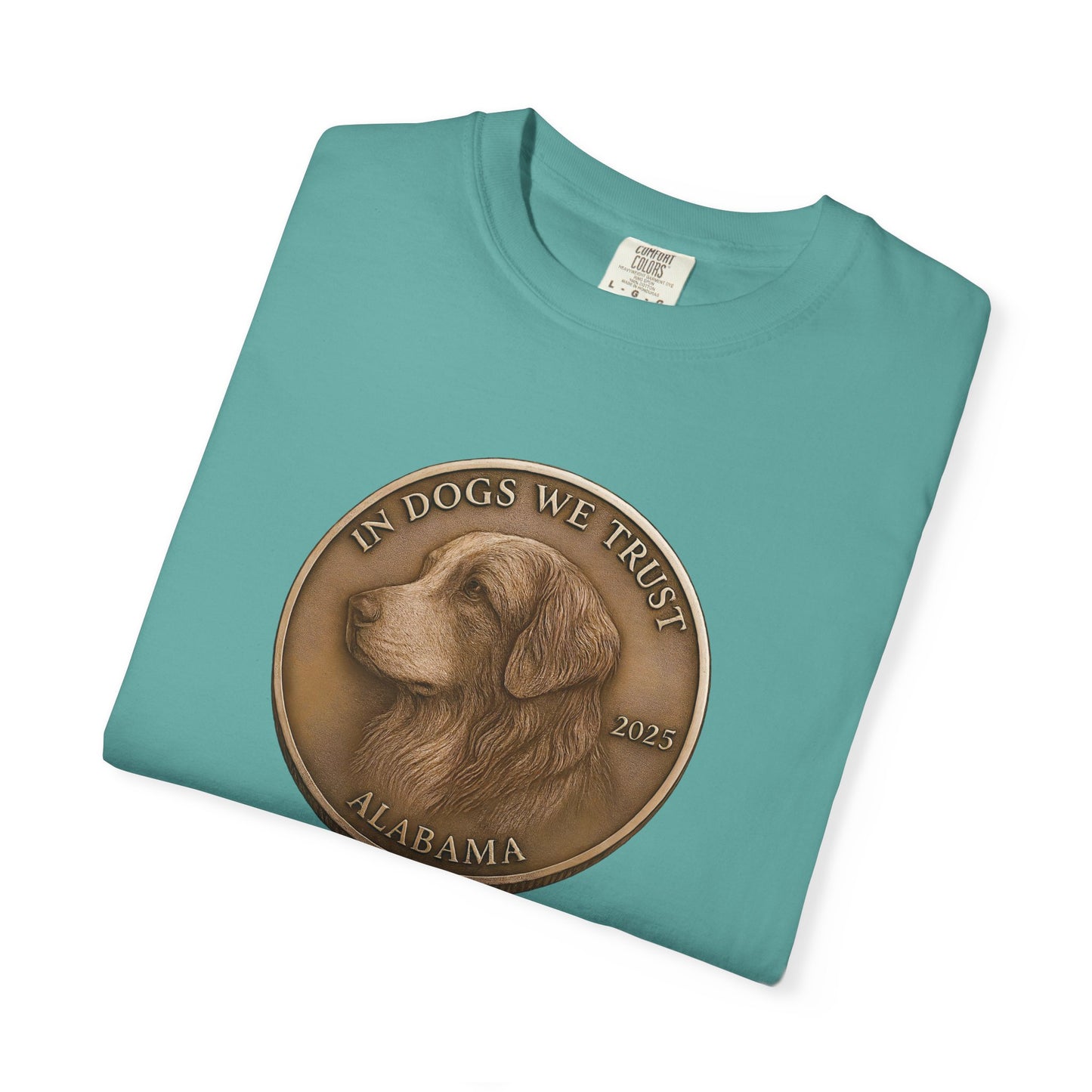 Alabama State Coin T-Shirt Collection - Proud Dog Breed Illustrations