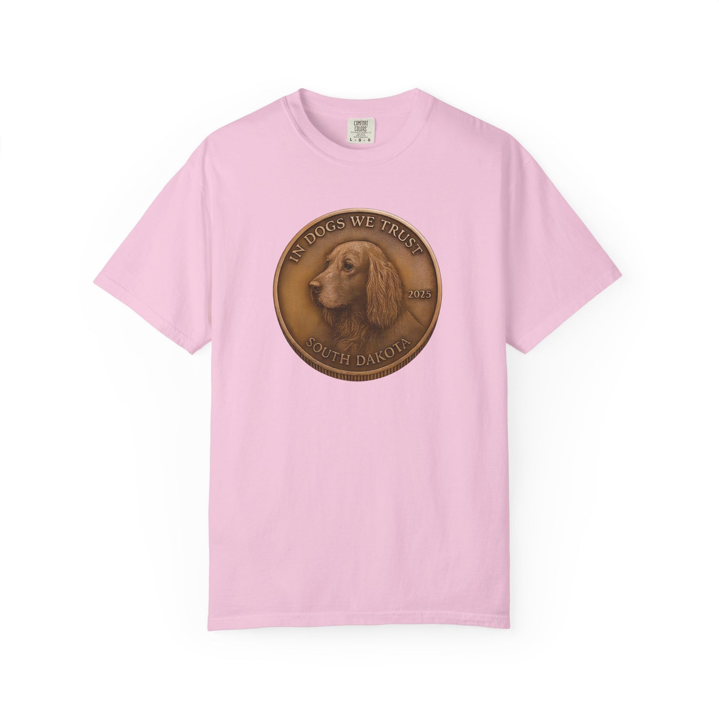 South Dakota State Coin T-Shirt Collection - Proud Dog Breed Illustrations