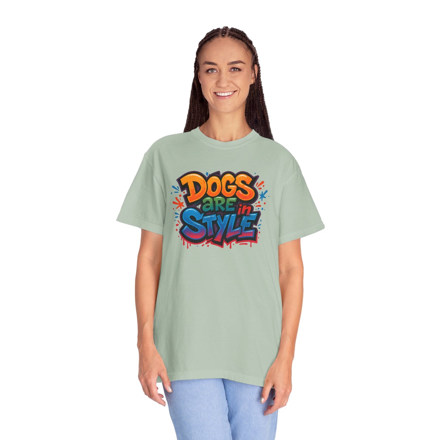 Stylish Dog Lovers T-Shirt - "Dogs are in STYLE"
