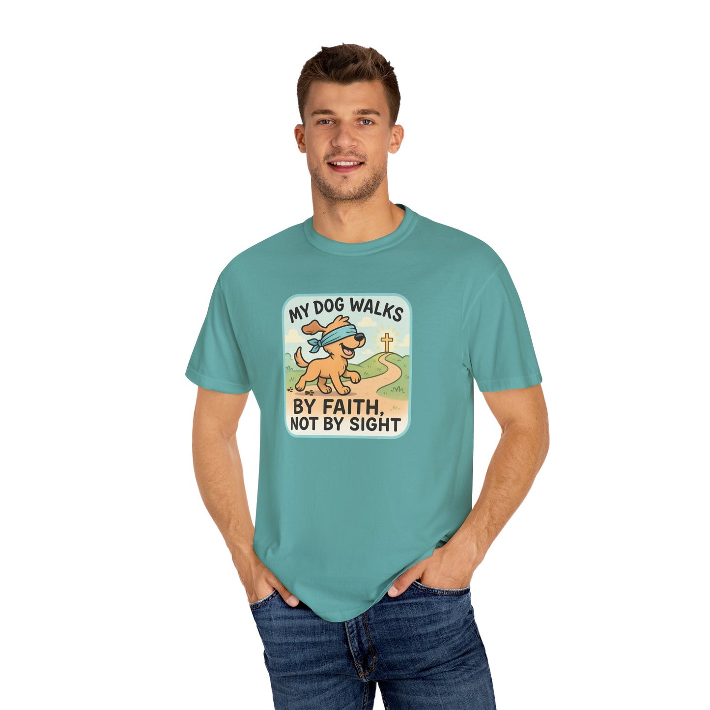Faith-Inspired Dog Lover T-Shirt, Pet Owner Gifts, Cute Dog Apparel, Faith and Pets Merchandise, Casual Summer Wear