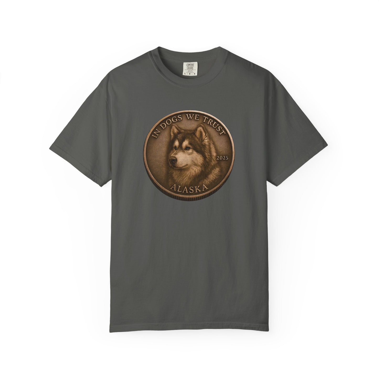 Alaska State Coin T-Shirt Collection - Proud Dog Breed Illustrations