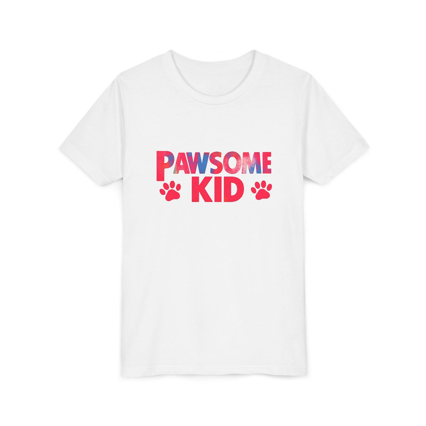Pawsome Kid Tee, Youth Short Sleeve T-Shirt for Animal Lovers, Fun Gift for Kids Birthday, Pet Lovers Apparel, Cute Animal Shirt