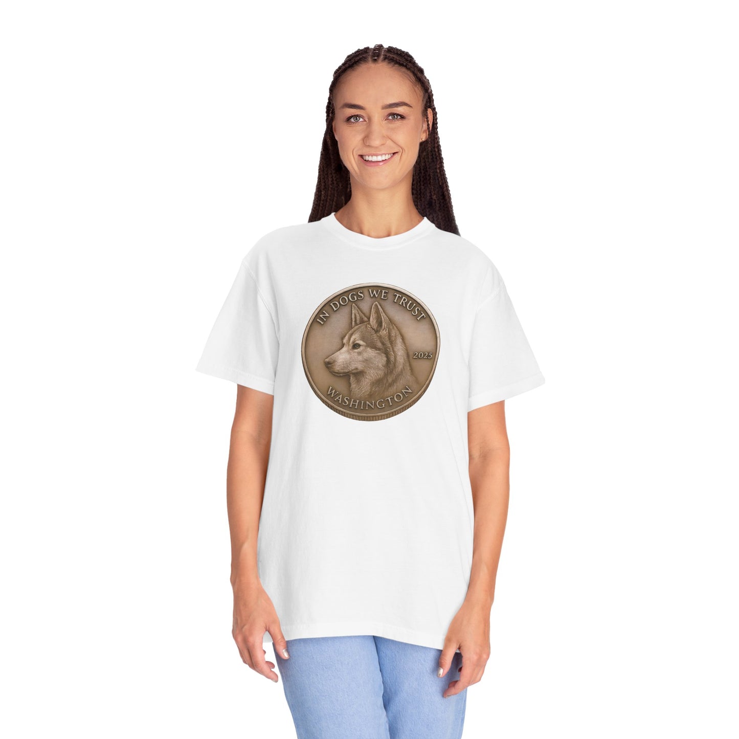 Washington State Coin T-Shirt Collection - Proud Dog Breed Illustrations
