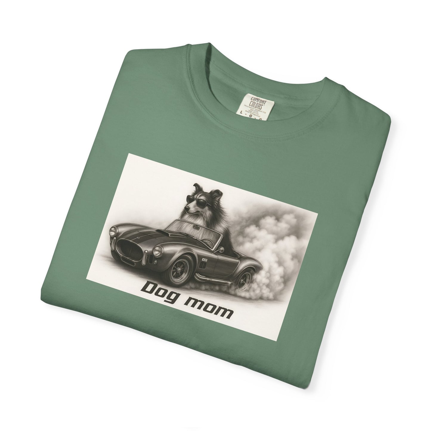Dog Mom - Collie - “Cool Dogs in Cool Cars” T-Shirt Collection! 🐶🚗