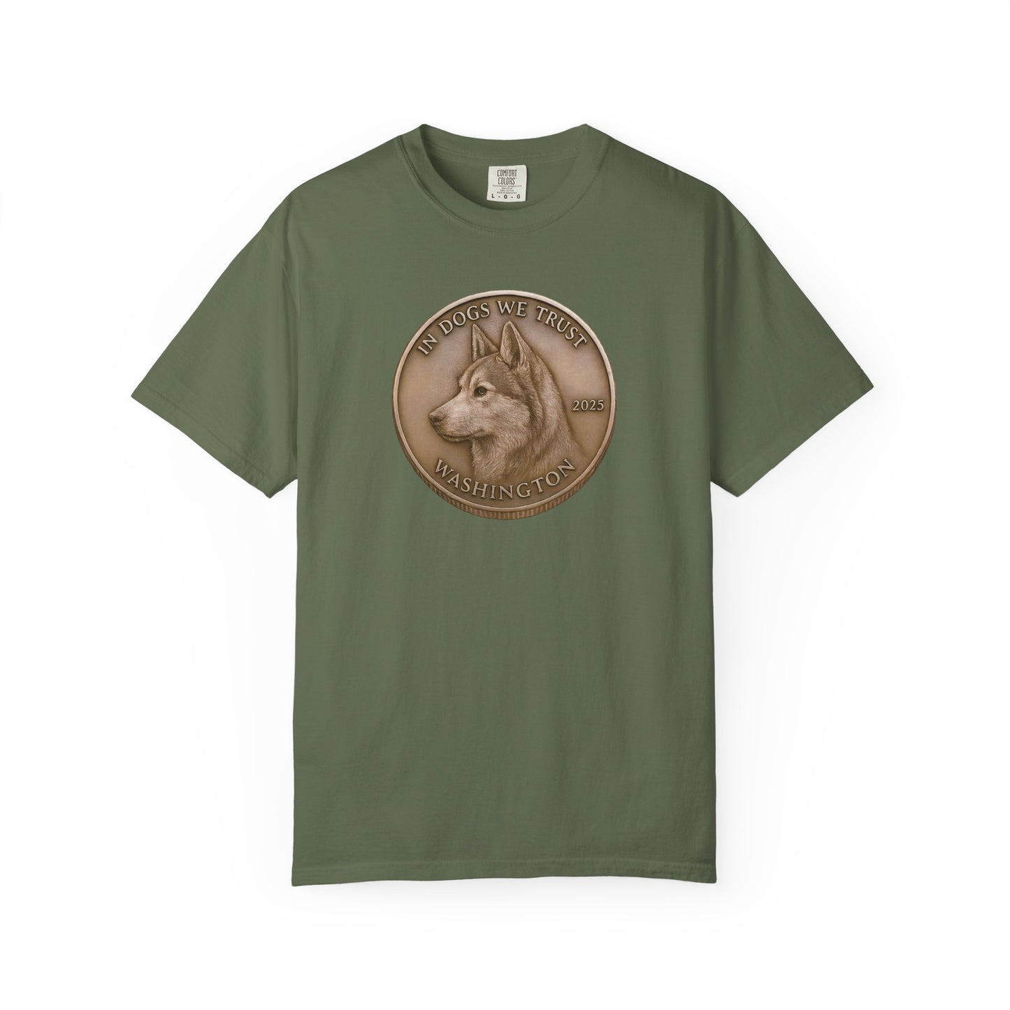 Washington State Coin T-Shirt Collection - Proud Dog Breed Illustrations