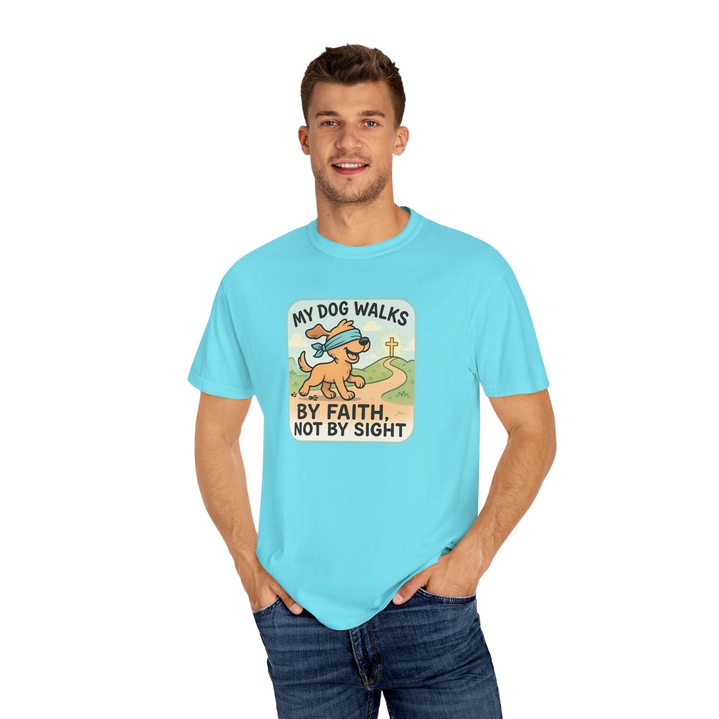 Faith-Inspired Dog Lover T-Shirt, Pet Owner Gifts, Cute Dog Apparel, Faith and Pets Merchandise, Casual Summer Wear