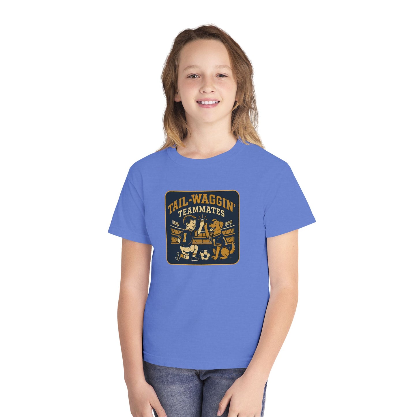 Youth Tee Tail-Waggin' Teammates Midweight