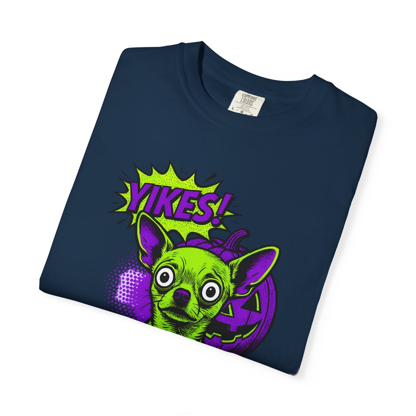Yikes! Spooky Greens Unisex T-Shirt, Funny Halloween Shirt, Gift for Goth Lovers, Unique Graphic Tee, Statement Top
