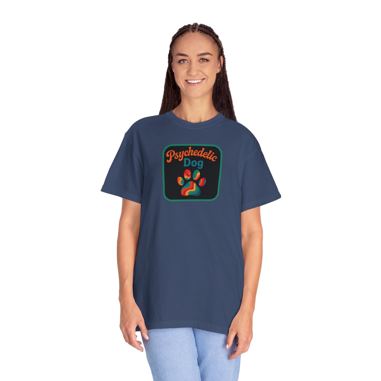 Psychedelic Dog T-shirt