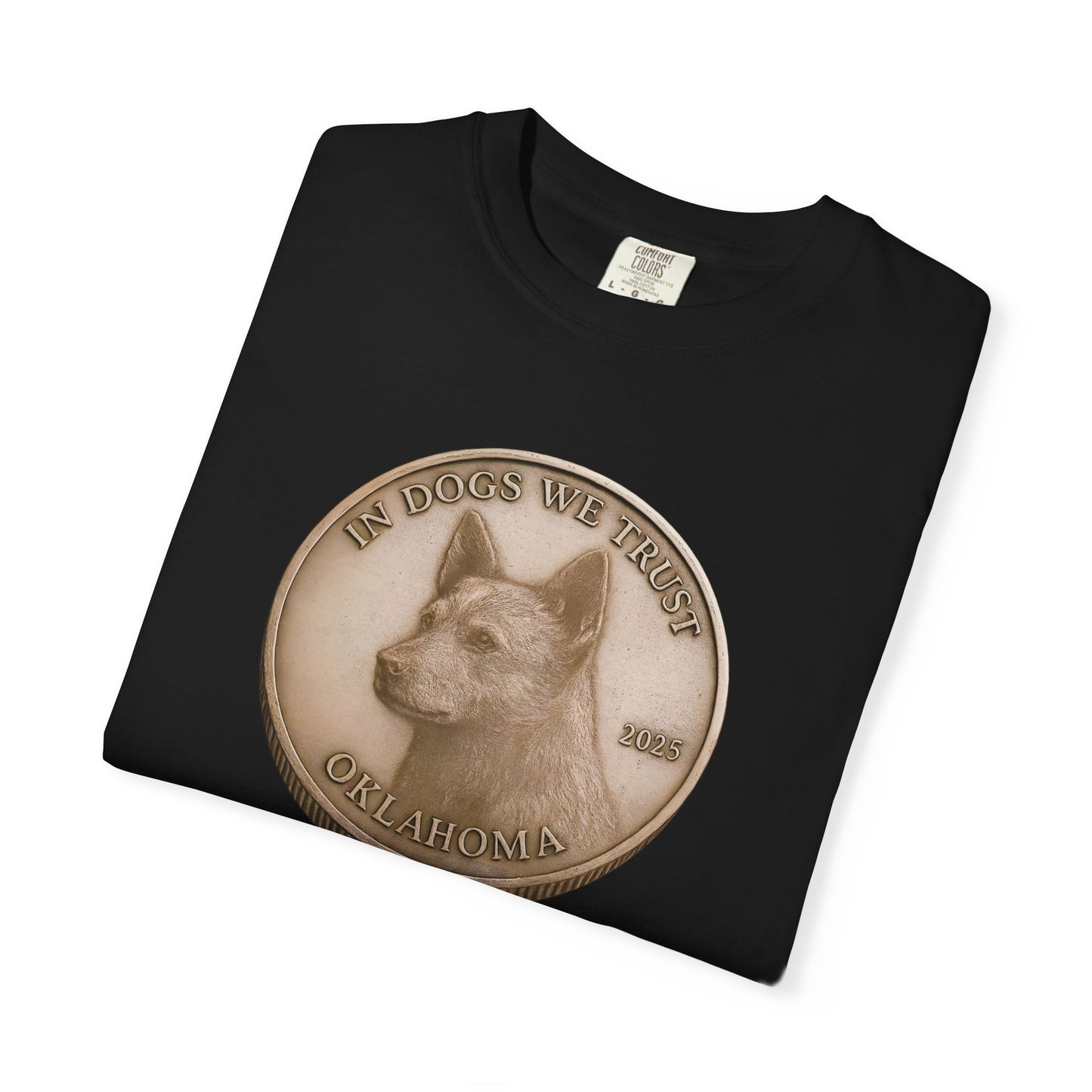 Oklahoma State Coin T-Shirt Collection - Proud Dog Breed Illustrations