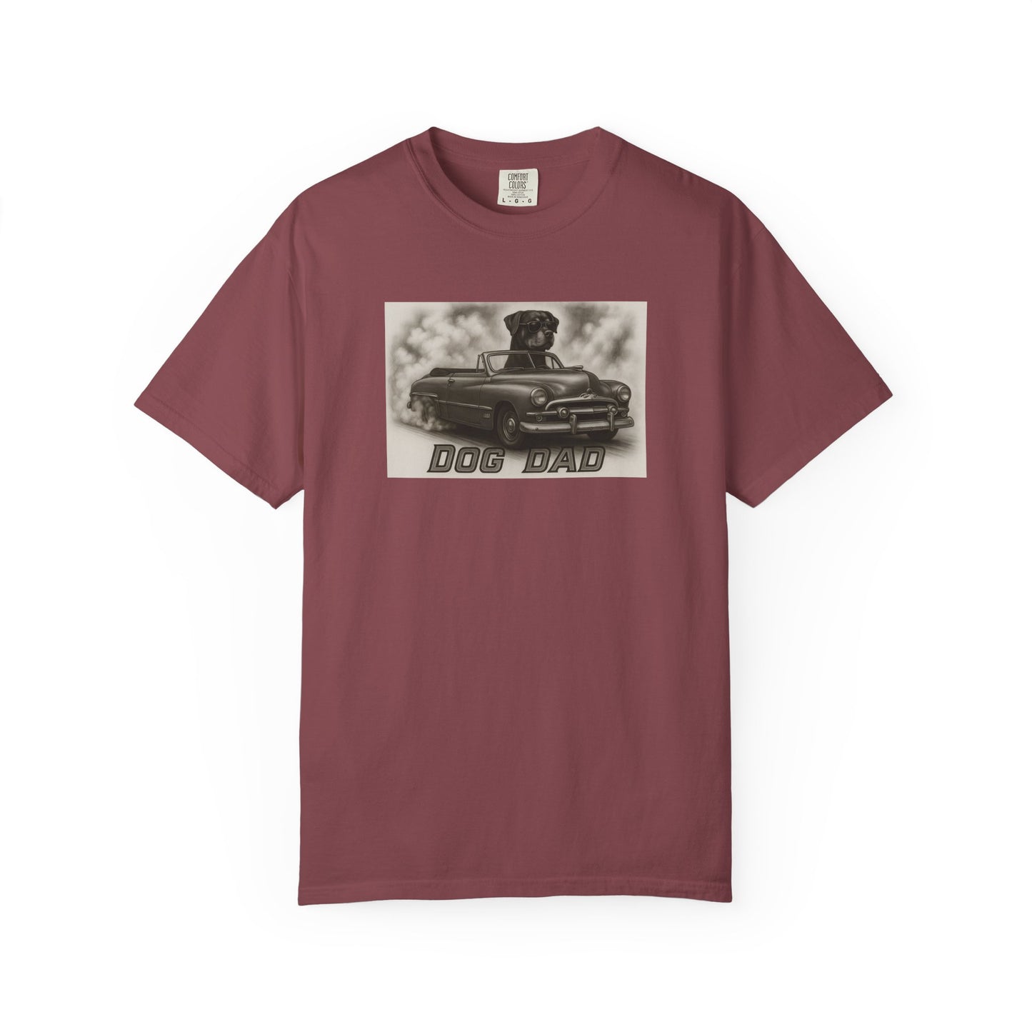Dog Dad - Rottweiler - Cool Dogs in Cool Cars T-Shirt Collection | Funny Dog Lover Apparel for Men