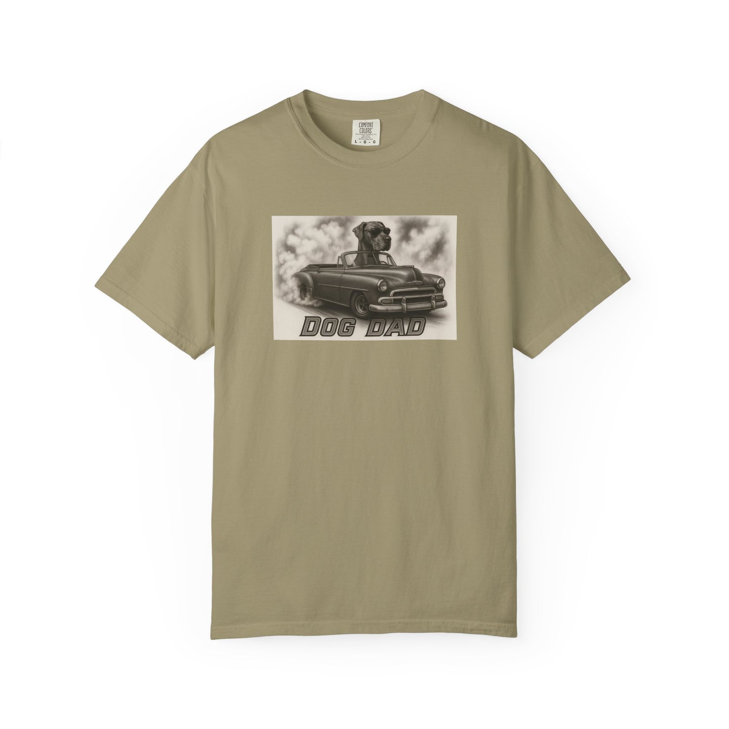 Dog Dad - Great Dane - Cool Dogs in Cool Cars T-Shirt Collection | Funny Dog Lover Apparel for Men