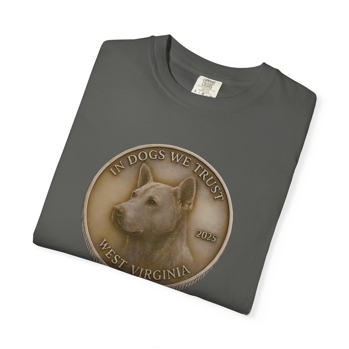 West Virginia State Coin T-Shirt Collection - Proud Dog Breed Illustrations