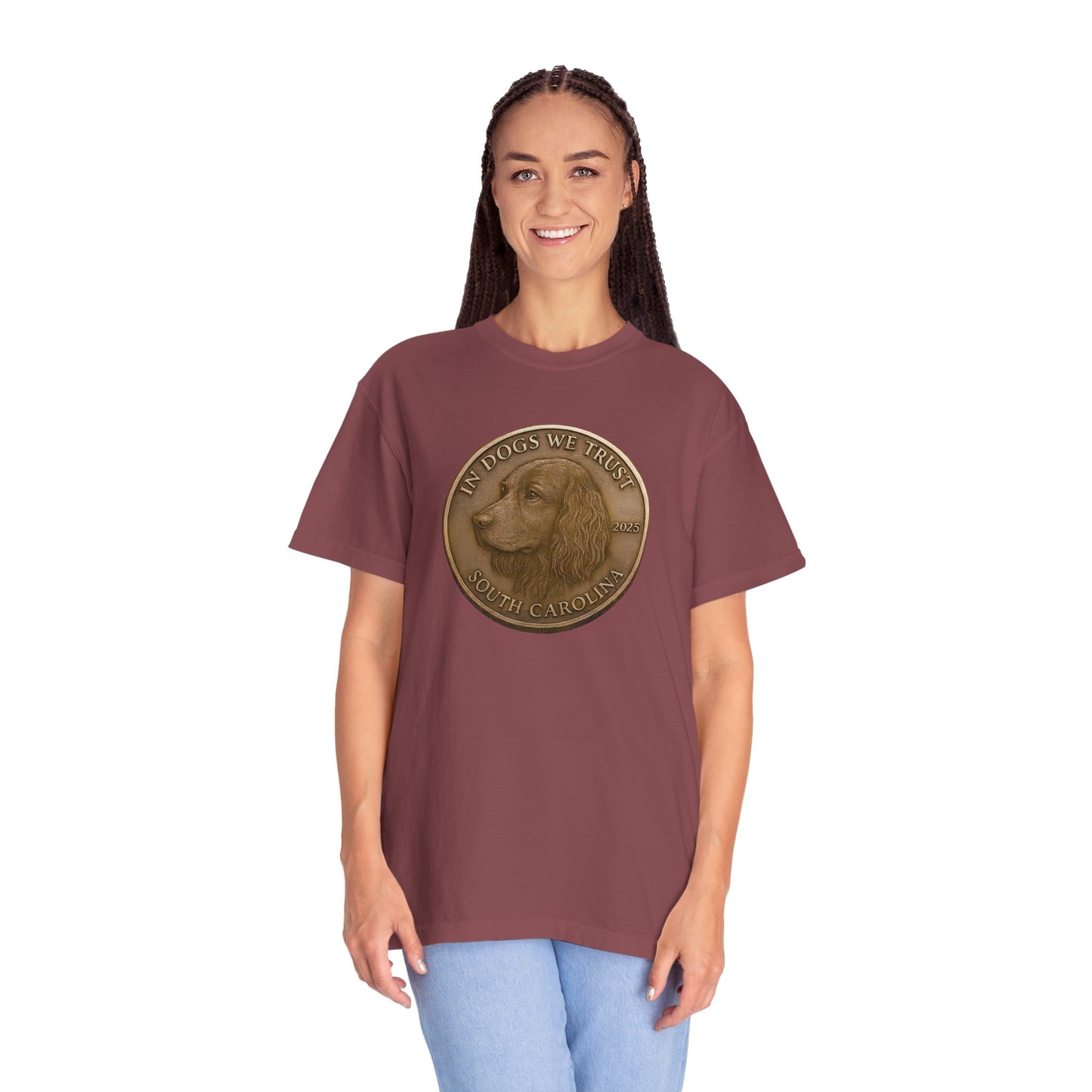 South Carolina State Coin T-Shirt Collection - Proud Dog Breed Illustrations