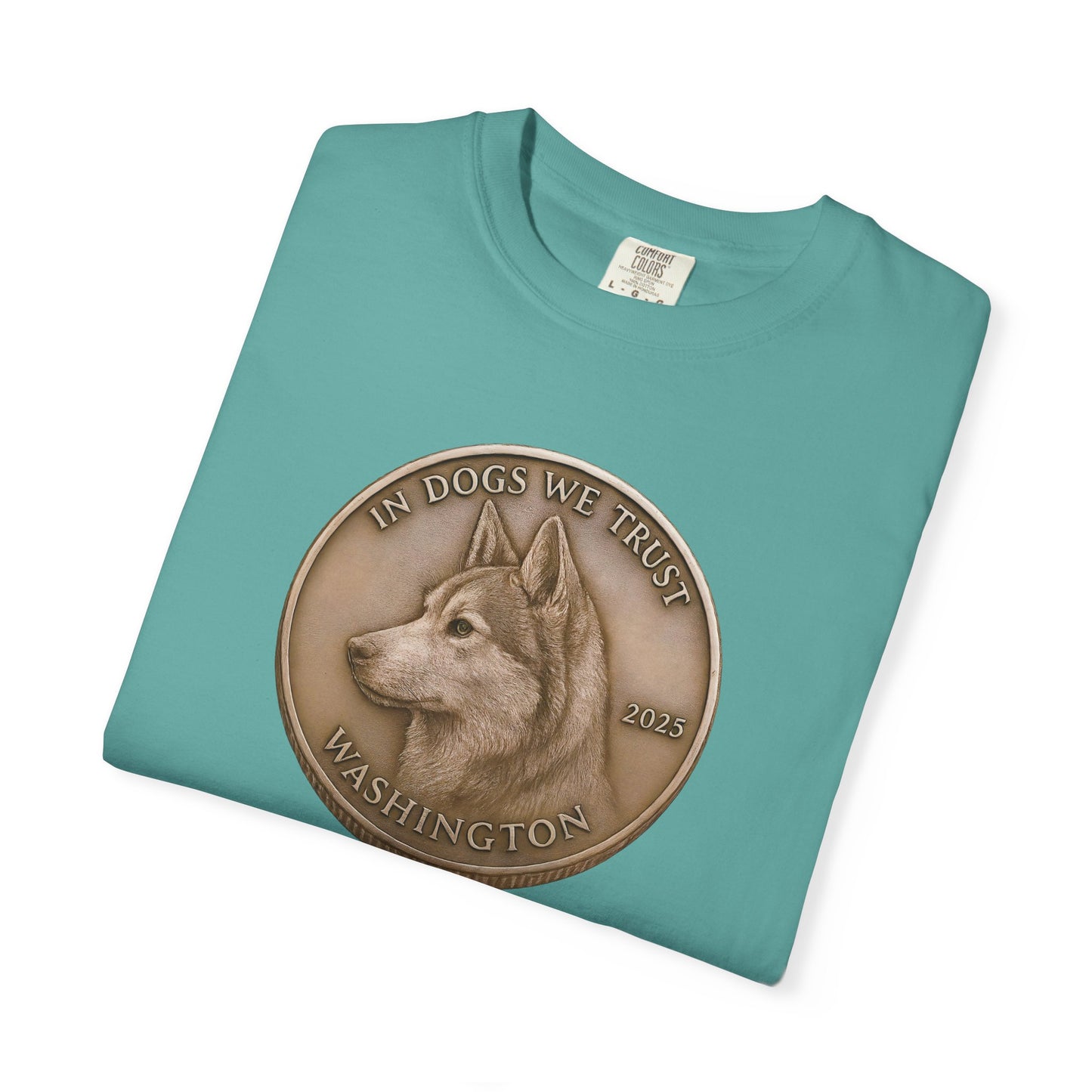 Washington State Coin T-Shirt Collection - Proud Dog Breed Illustrations