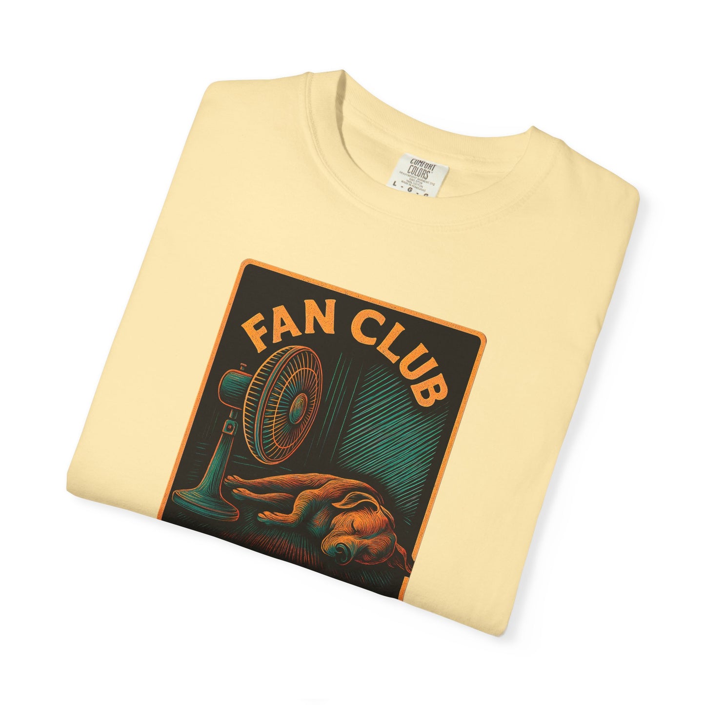 Fan Club President Unisex T-shirt, Garment-Dyed Tee, Unique Gift, Club Member Apparel, Casual Wear, Fan Merchandise
