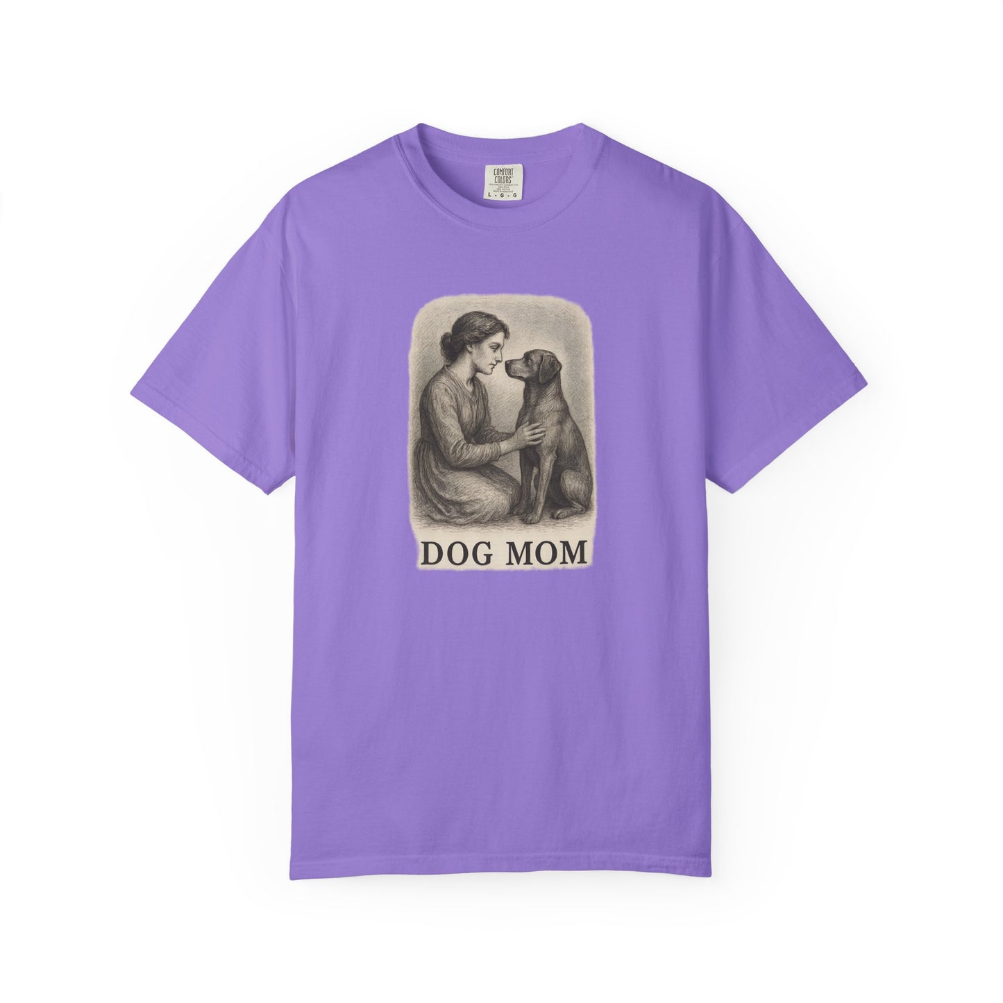 Dog Mom Unisex T-Shirt, Cozy Gift for Pet Lovers, Vintage Style Tee, Cute Dog Owner Shirt, Ideal for Birthdays and Holidays