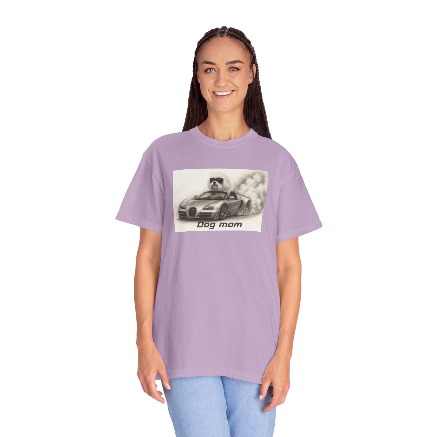 Dog Mom - Maltese Terrier - “Cool Dogs in Cool Cars” T-Shirt Collection! 🐶🚗