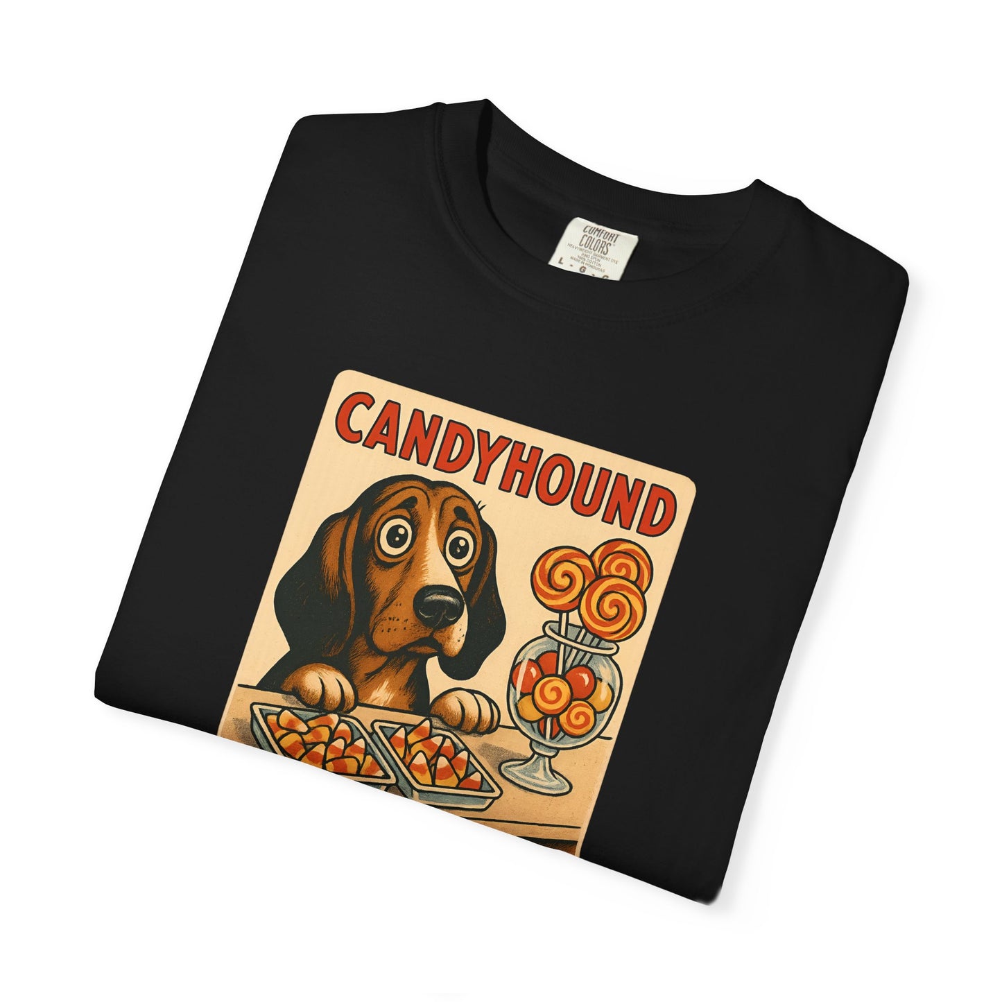 Candyhound Dog Lover Unisex T-Shirt, Cute Pet Apparel, Gift for Dog Owners, Fun Vintage Style Tee, Animal Lover's Gift