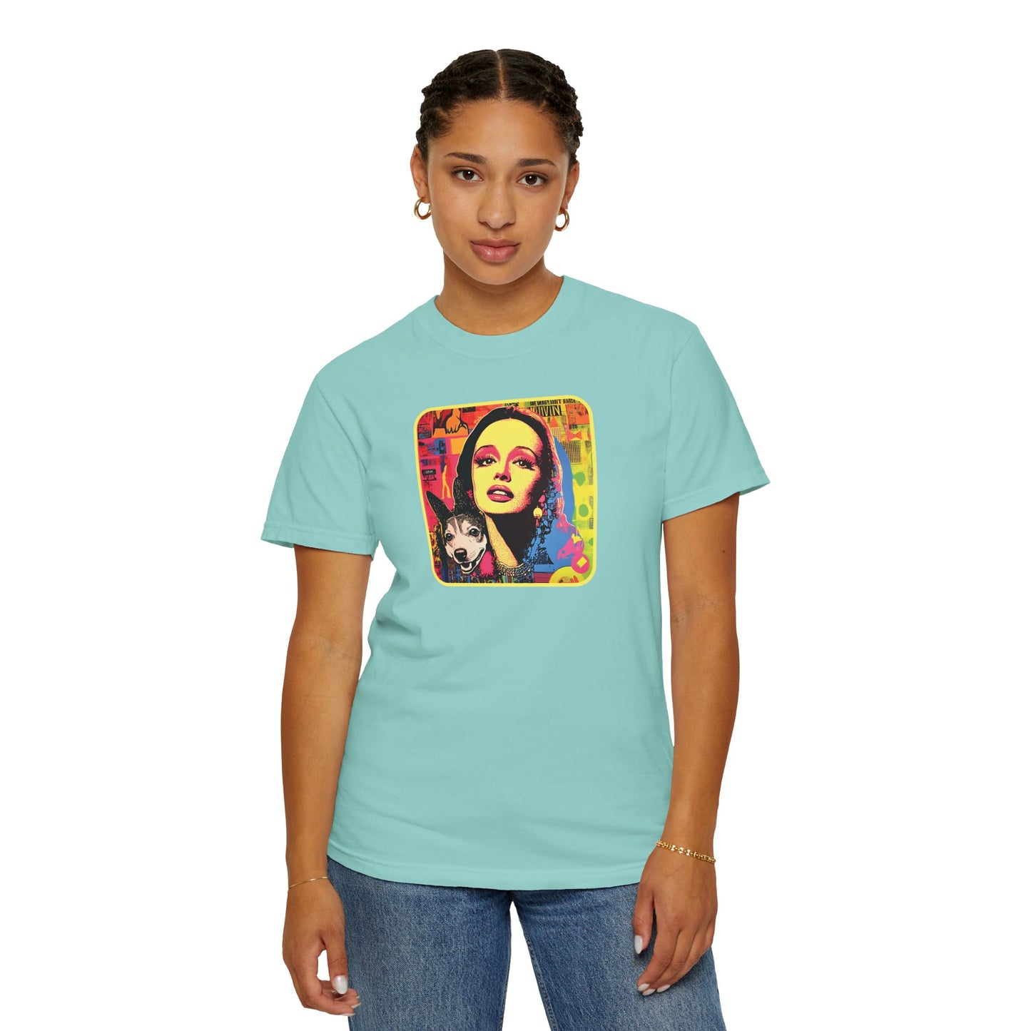 Pop Art Mom and Dog T-Shirt