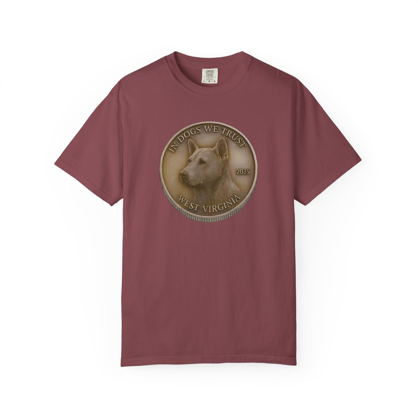 West Virginia State Coin T-Shirt Collection - Proud Dog Breed Illustrations