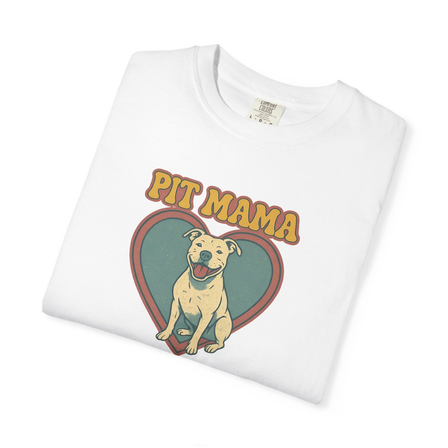Pit Mama Unisex T-Shirt - Perfect Gift for Dog Lovers, Pet Owners, Animal Rescue Advocates, Dog Mom Apparel
