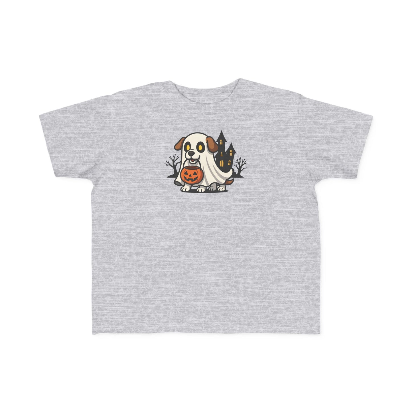 Toddler Halloween Ghost Tee, Cute Pumpkin Shirt, Kids' Halloween Outfit, Toddler Party Clothes, Spooky Shirt for Little Ones