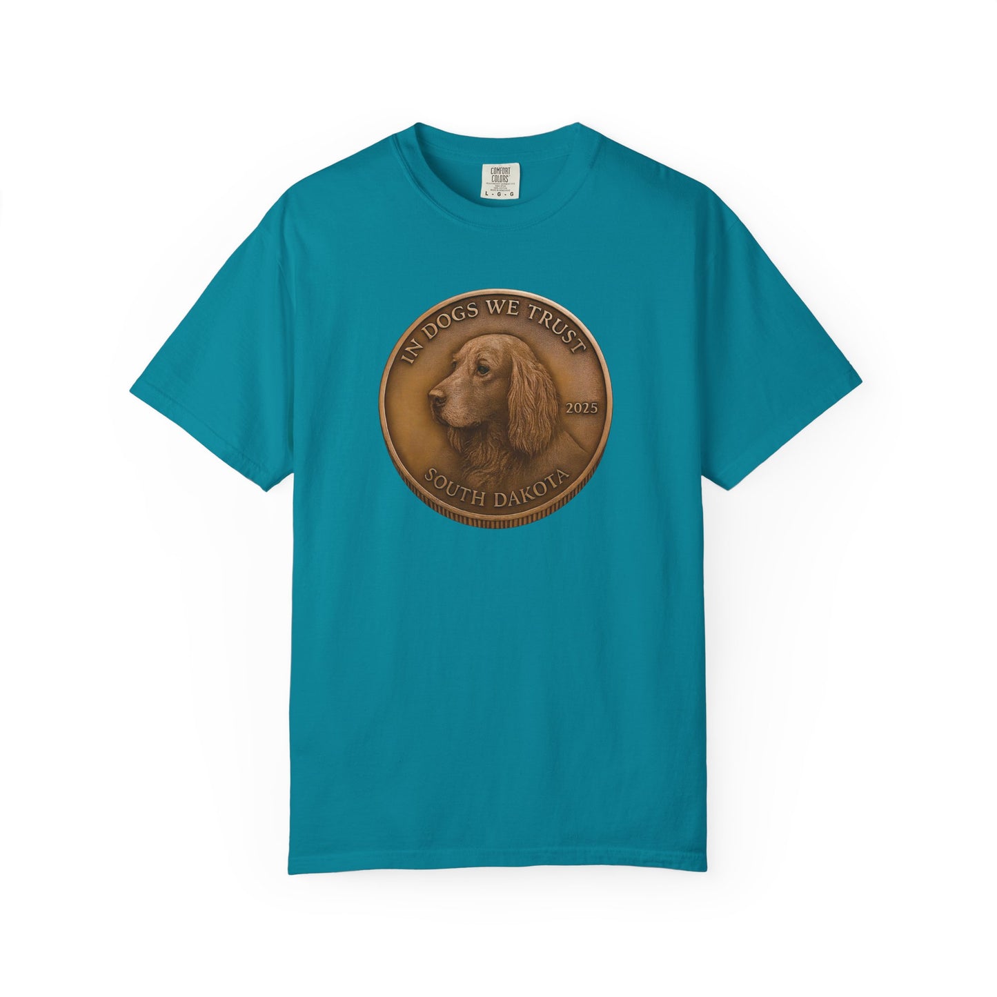 South Dakota State Coin T-Shirt Collection - Proud Dog Breed Illustrations