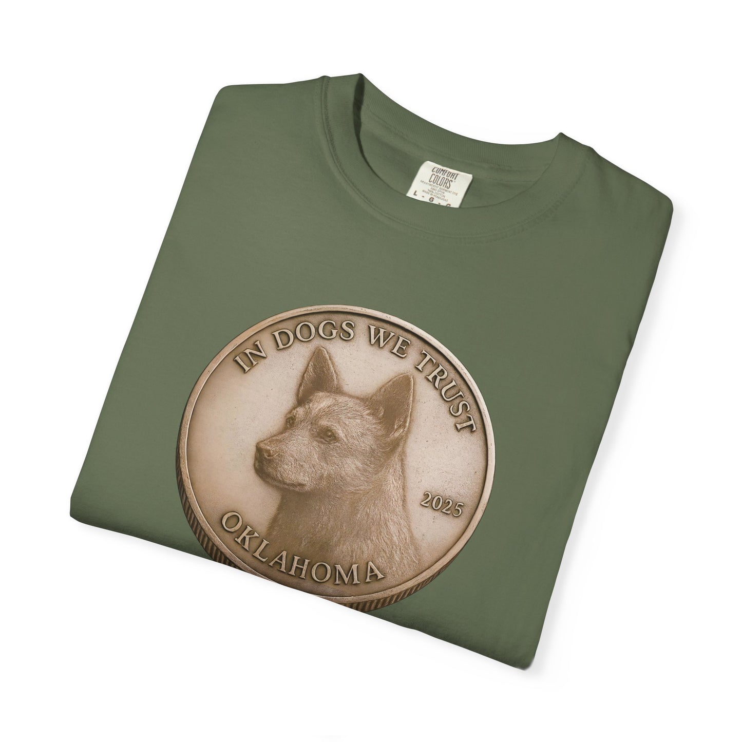Oklahoma State Coin T-Shirt Collection - Proud Dog Breed Illustrations