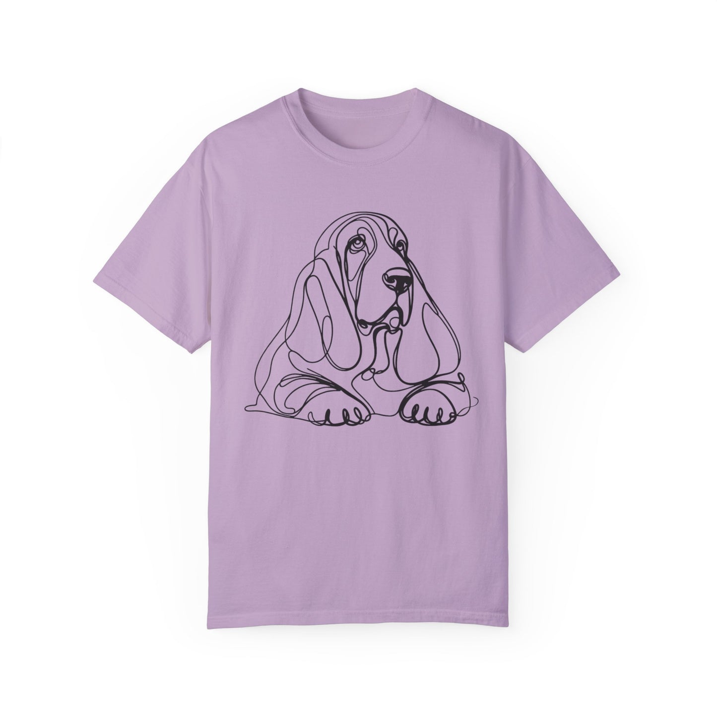 π Low & Loyal β Basset Hound Line Art Tee β Perfect for Dog Lovers