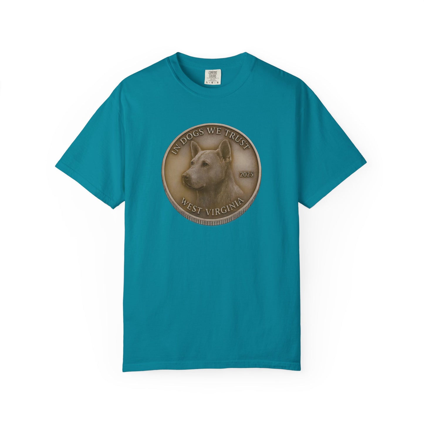 West Virginia State Coin T-Shirt Collection - Proud Dog Breed Illustrations