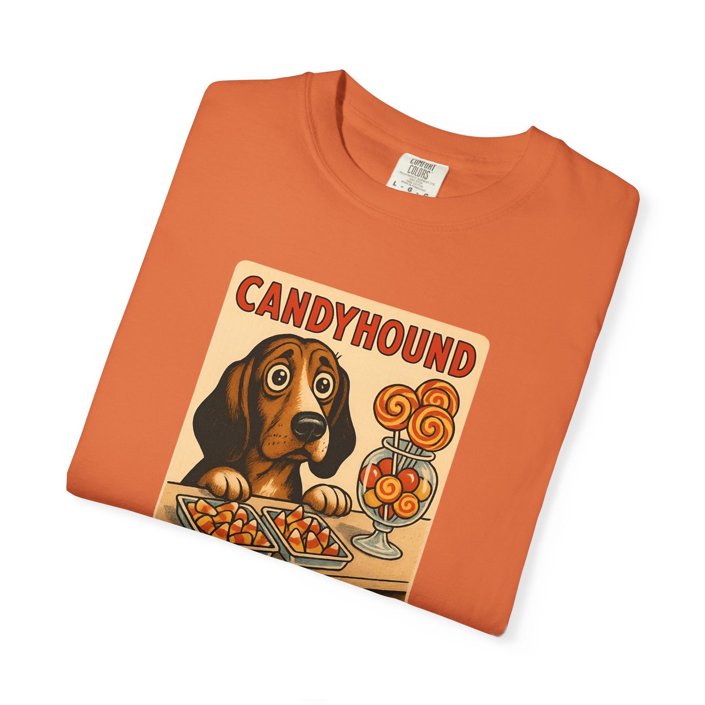 Candyhound Dog Lover Unisex T-Shirt, Cute Pet Apparel, Gift for Dog Owners, Fun Vintage Style Tee, Animal Lover's Gift