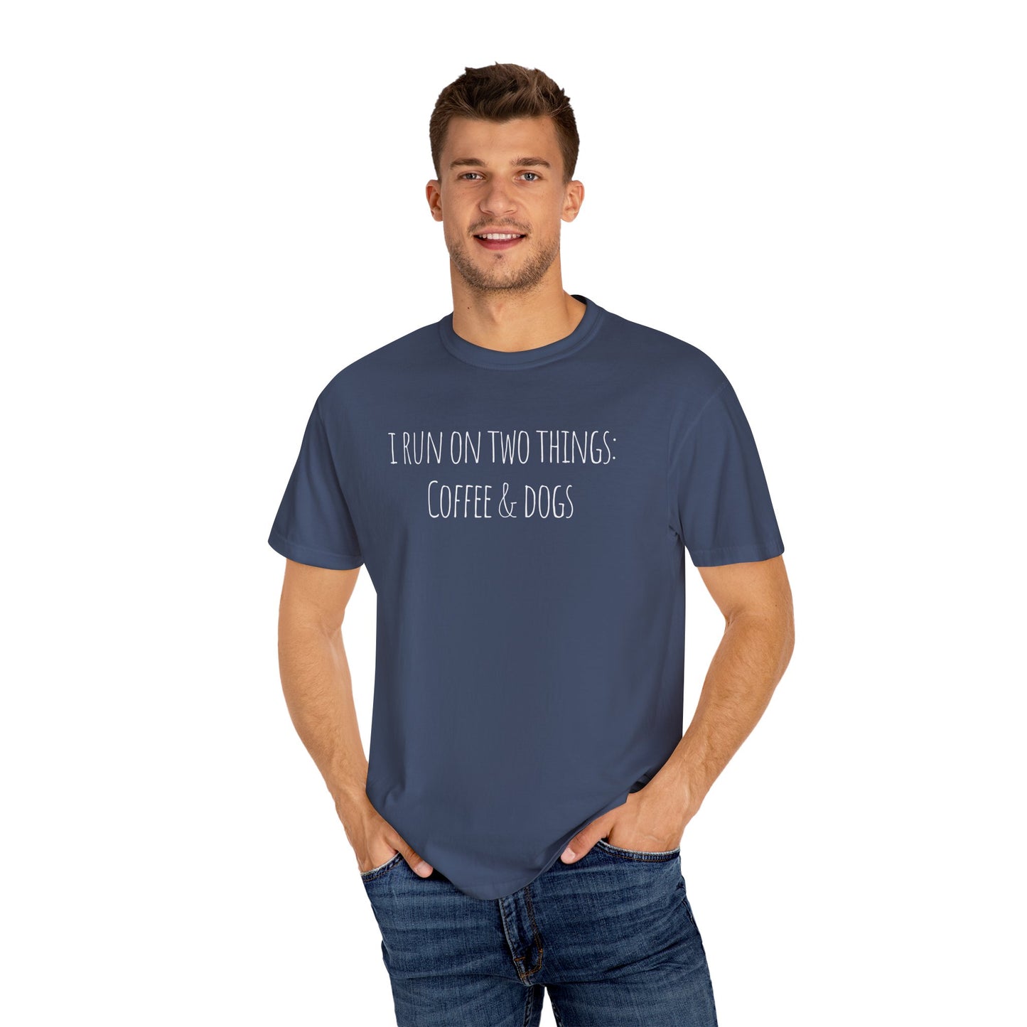 Coffee & Dogs Unisex T-Shirt - Casual Graphic Tee for Dog Lovers