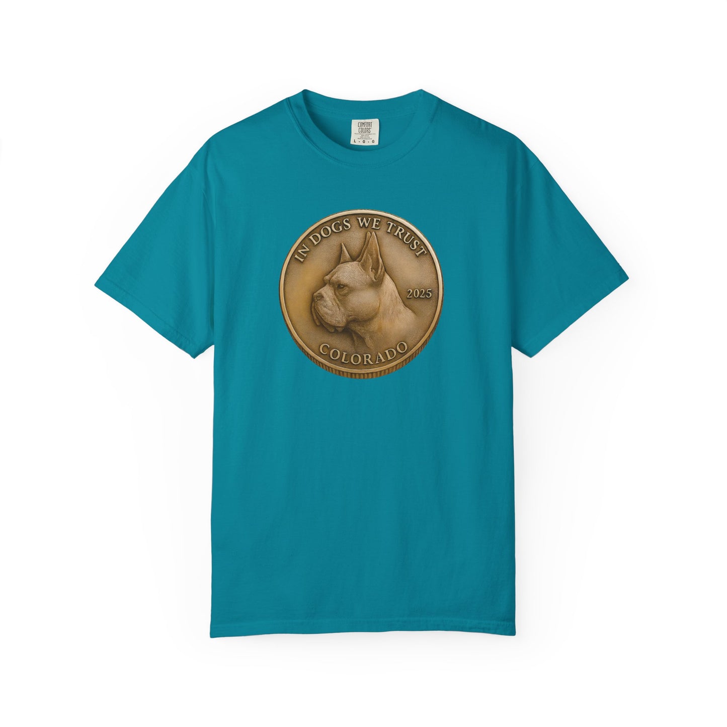 Colorado State Coin T-Shirt Collection - Proud Dog Breed Illustrations