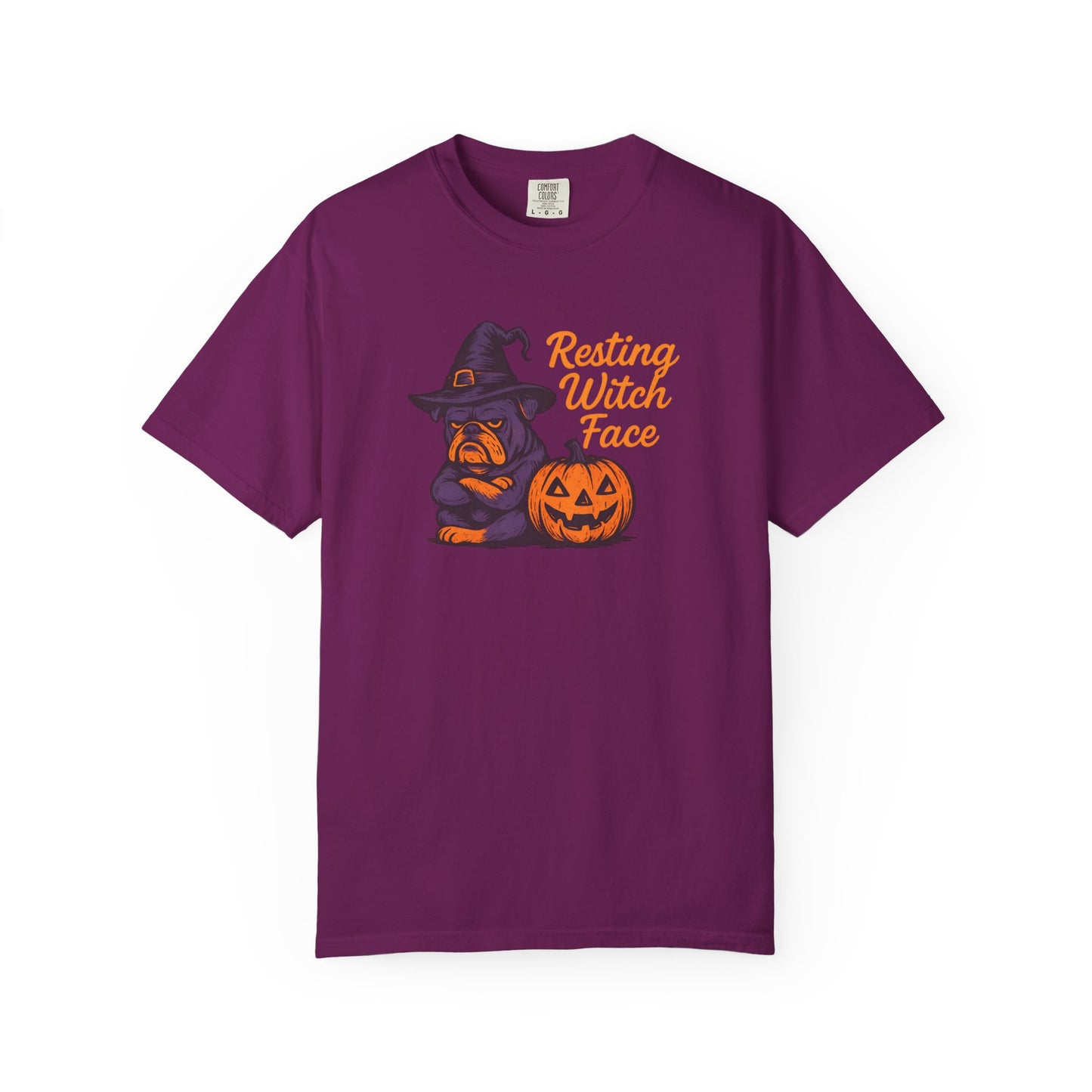 Halloween Witch T-Shirt, Funny Resting Witch Face Tee, Unisex Halloween Apparel, Spooky Season Shirt, Fall Festive Wear
