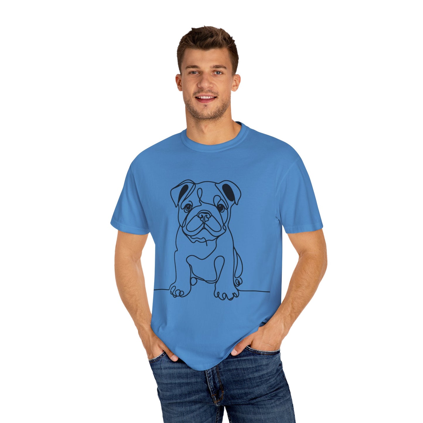 Adorable Bulldog Graphic Unisex T-Shirt