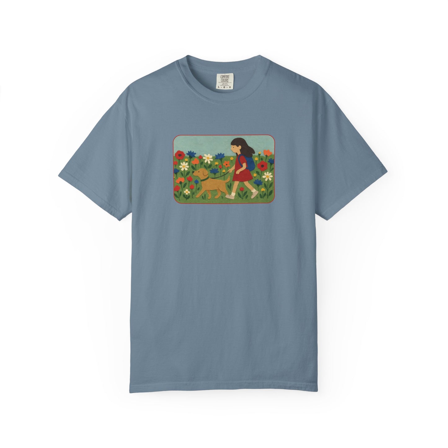 Dog Walking Collage T-shirt