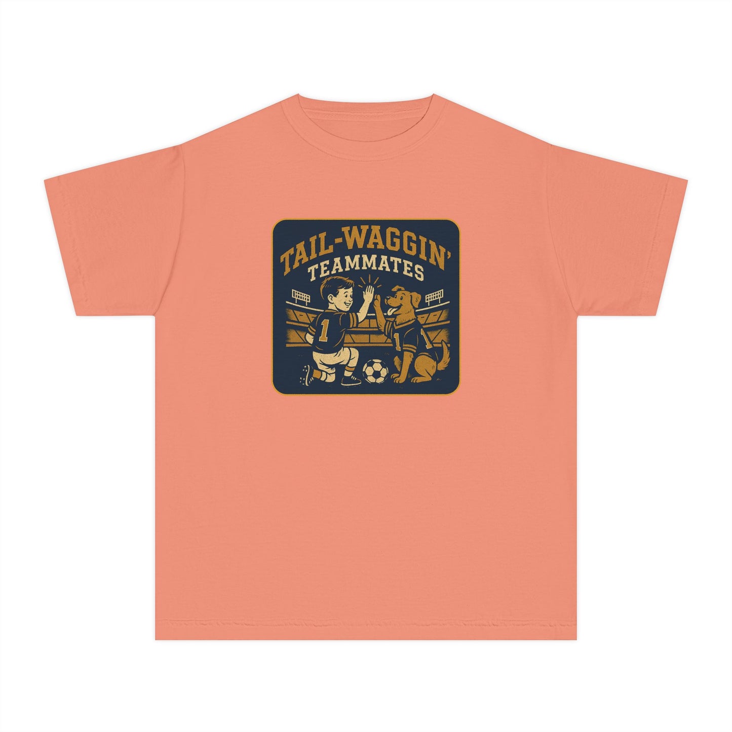 Youth Tee Tail-Waggin' Teammates Midweight