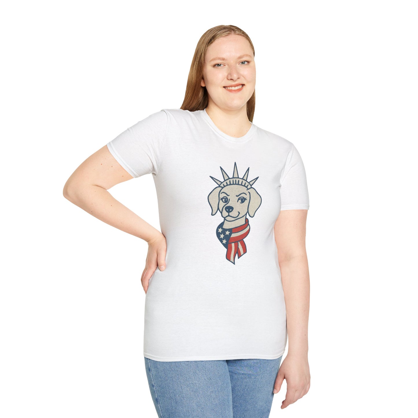 Patriotic Unisex T-Shirt with Flag Design, USA Pride Shirt, Everyday Wear, 4th of July Gift, Casual Style, American Flag Tee
