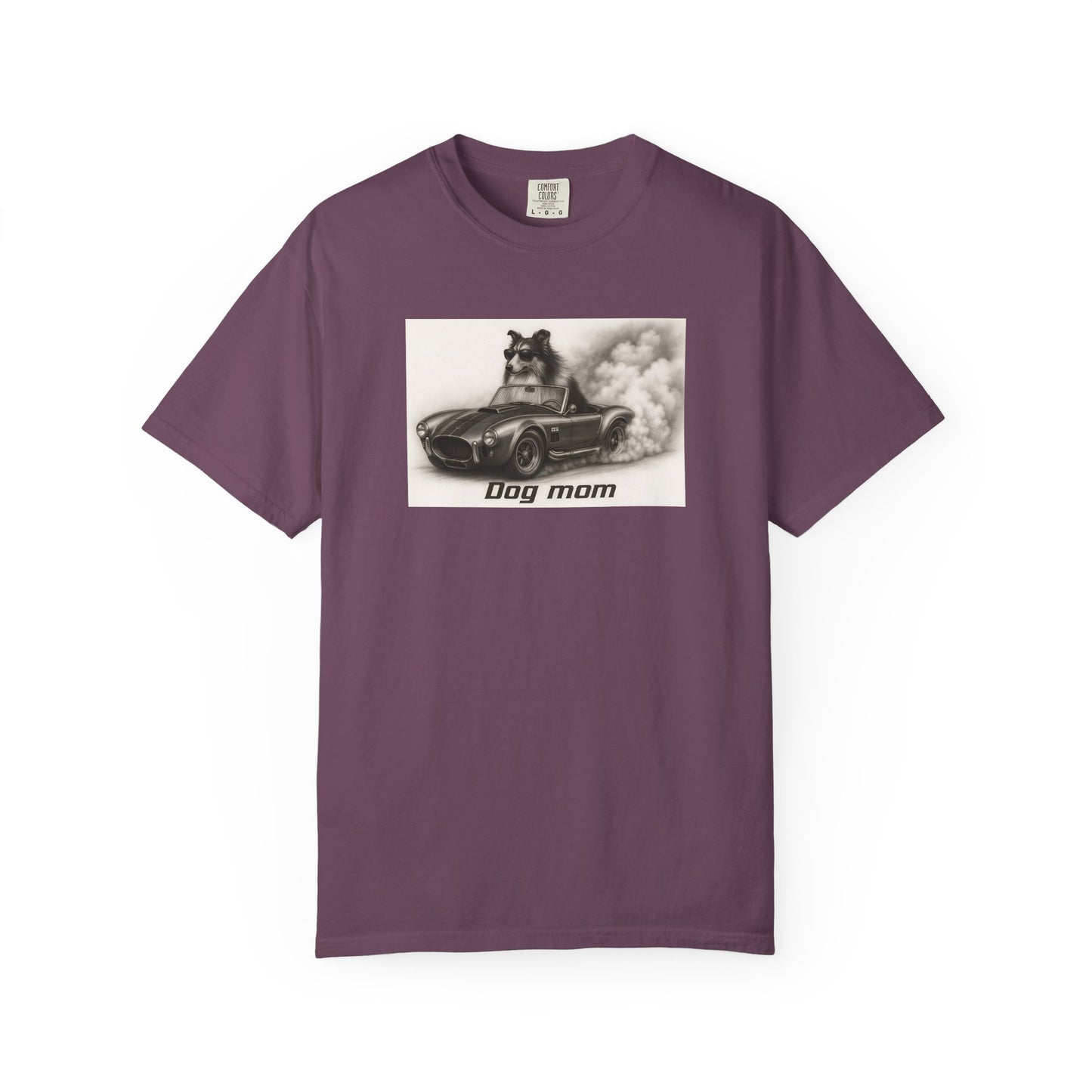 Dog Mom - Collie - “Cool Dogs in Cool Cars” T-Shirt Collection! 🐶🚗