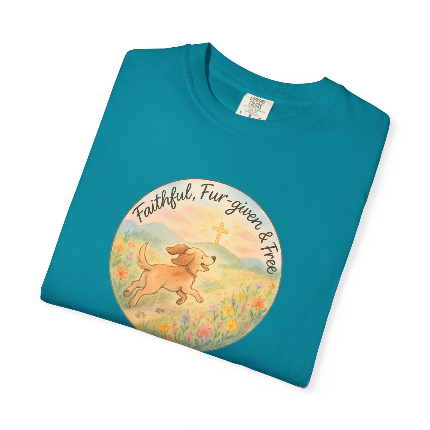 Faithful Dog Lover T-Shirt, Garment-Dyed Tee, Perfect Gift for Dog Owners, Pet Lovers, Animal Rescue Advocates, Casual Wear