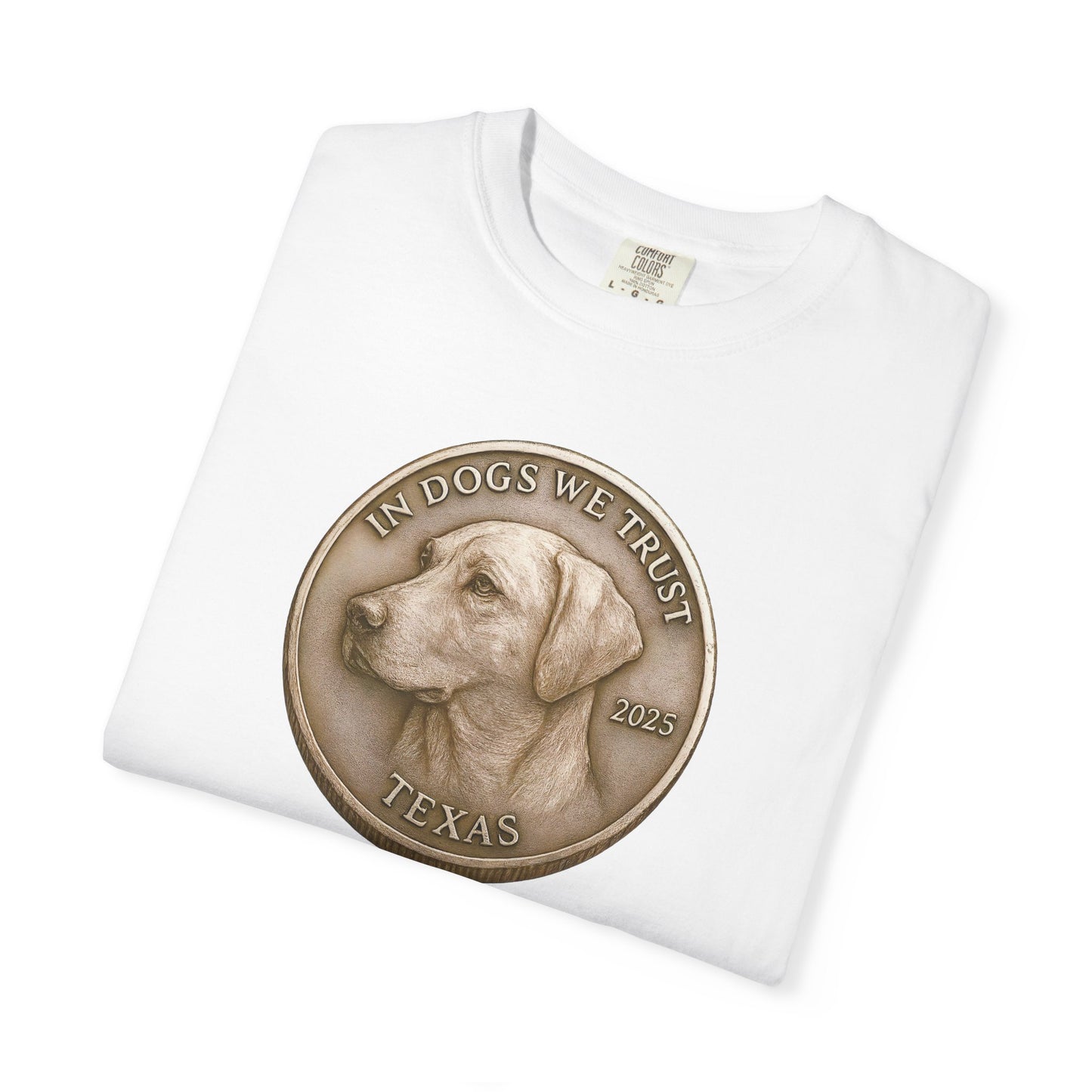 Texas State Coin T-Shirt Collection - Proud Dog Breed Illustrations