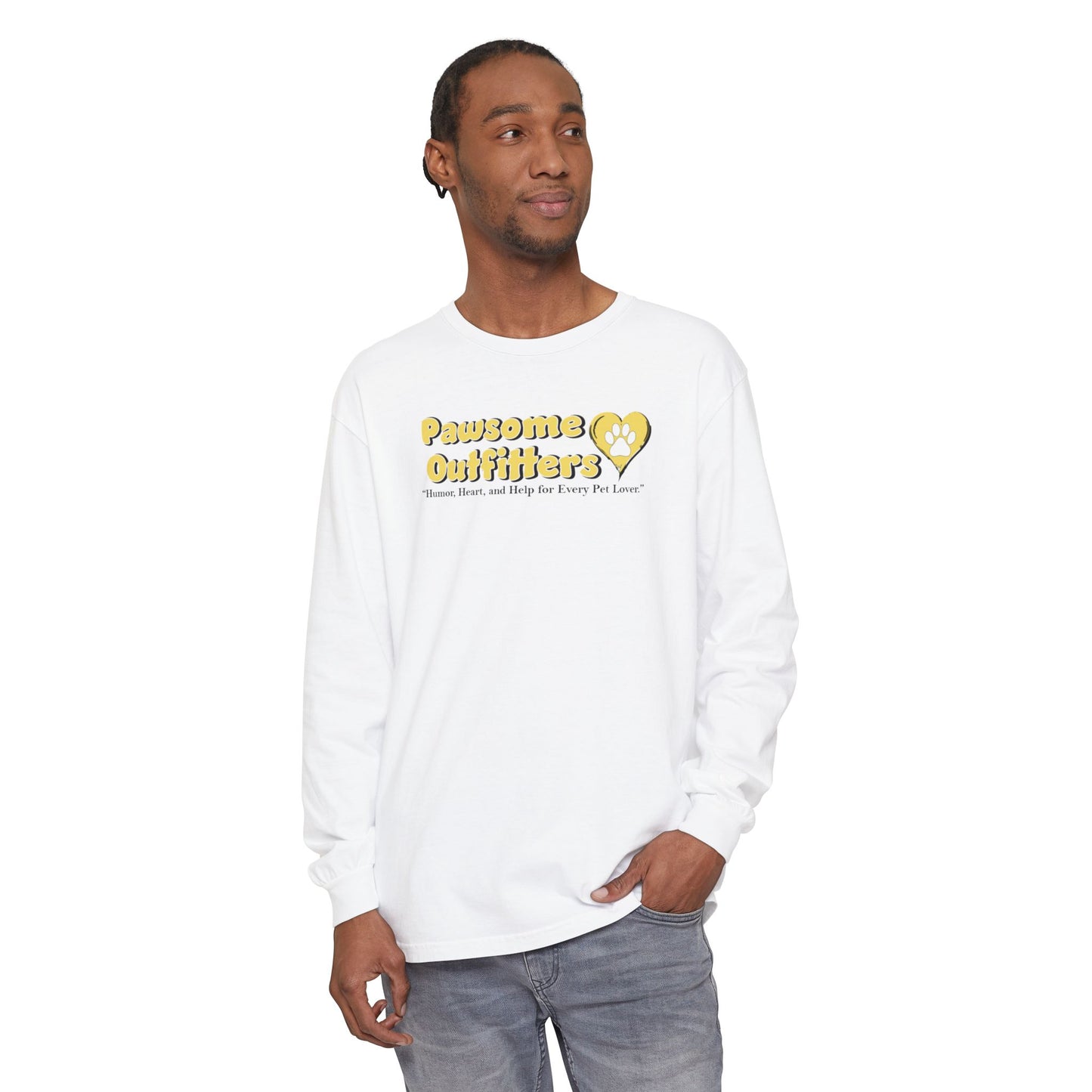 Pawsome Outfitters Unisex Garment-dyed Long Sleeve T-Shirt