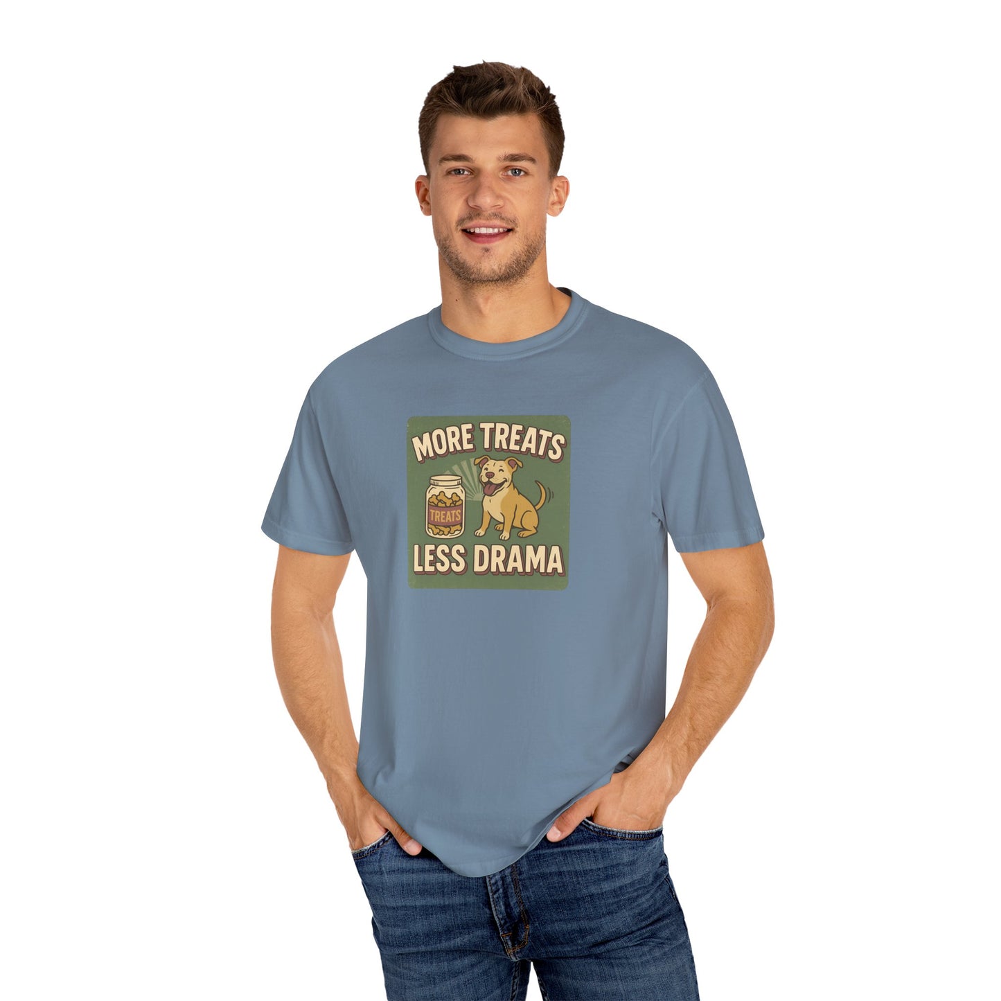 More Treats, Less Drama - Perfect Gift for Dog Lovers, Casual Wear, Animal Lovers, Funny shirts, Pet Treats