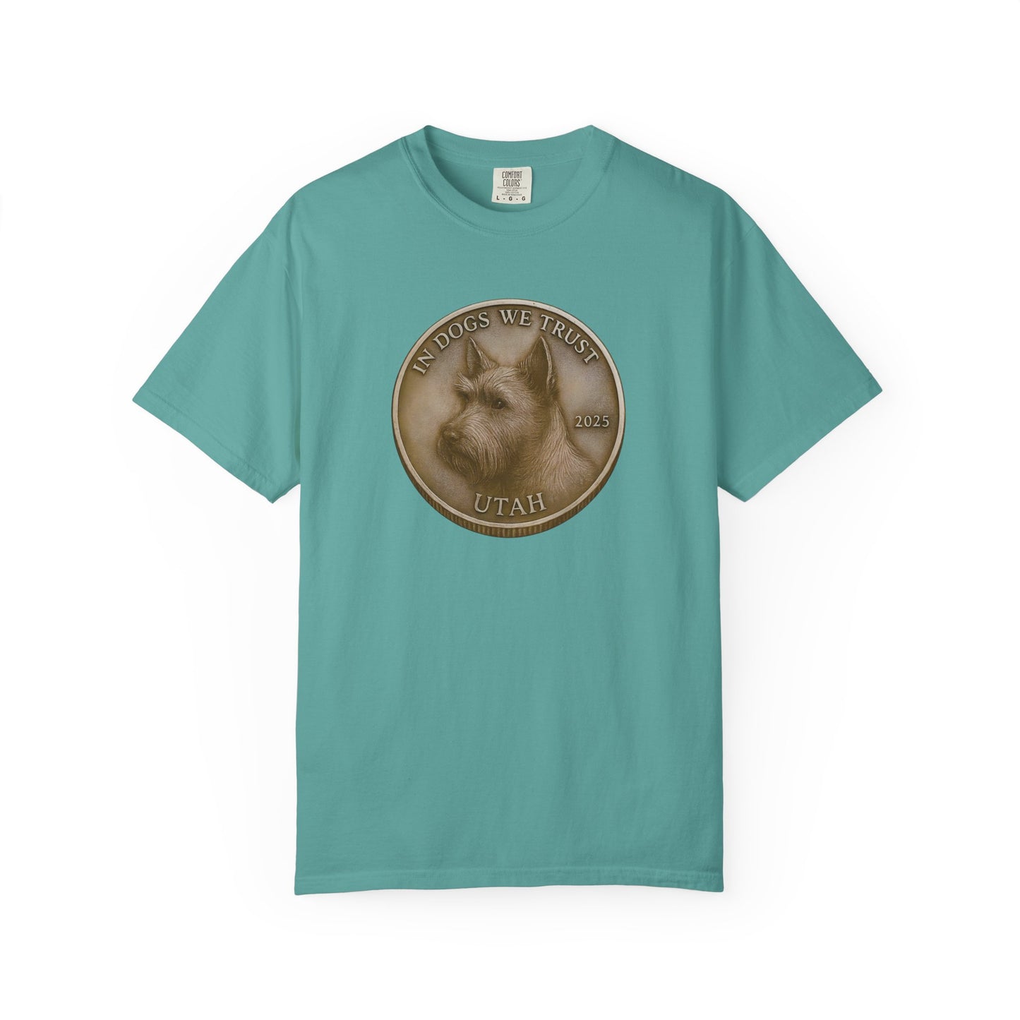 Utah State Coin T-Shirt Collection - Proud Dog Breed Illustrations