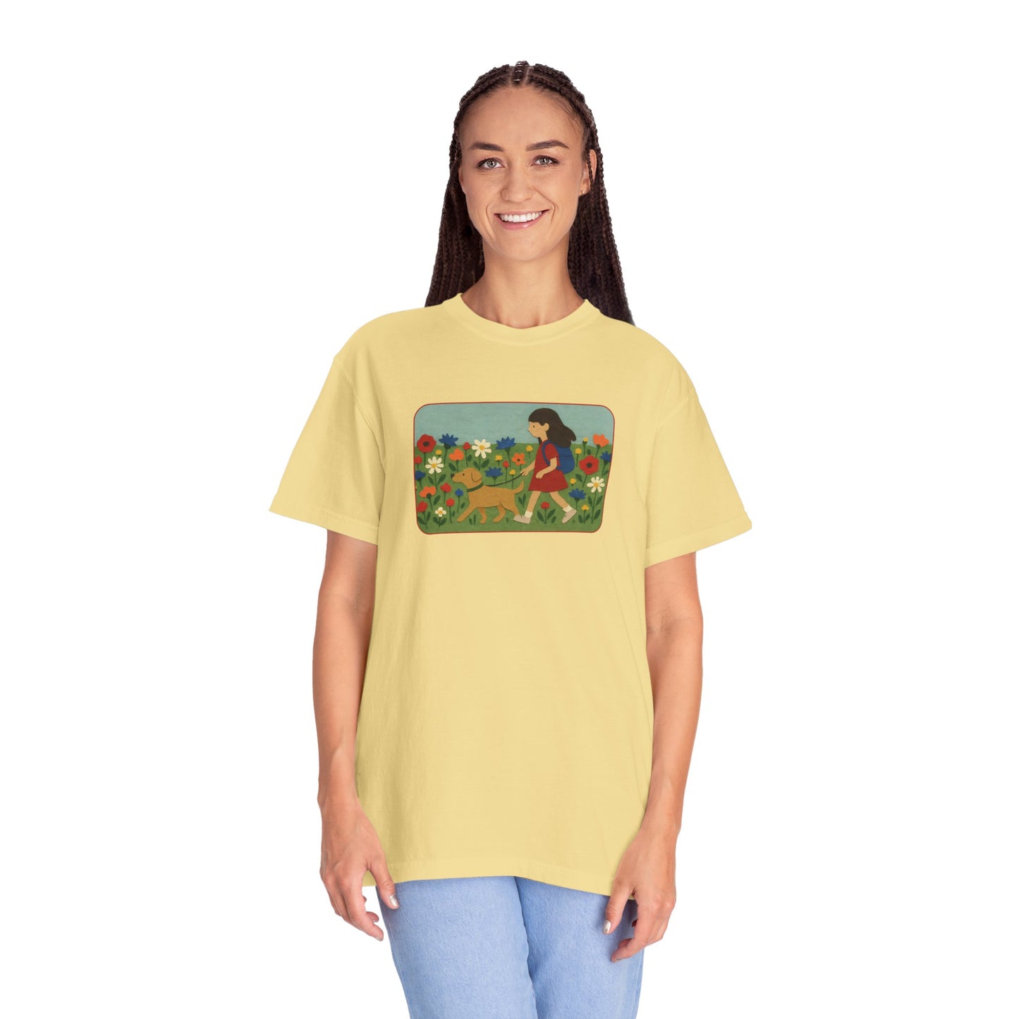 Dog Walking Collage T-shirt