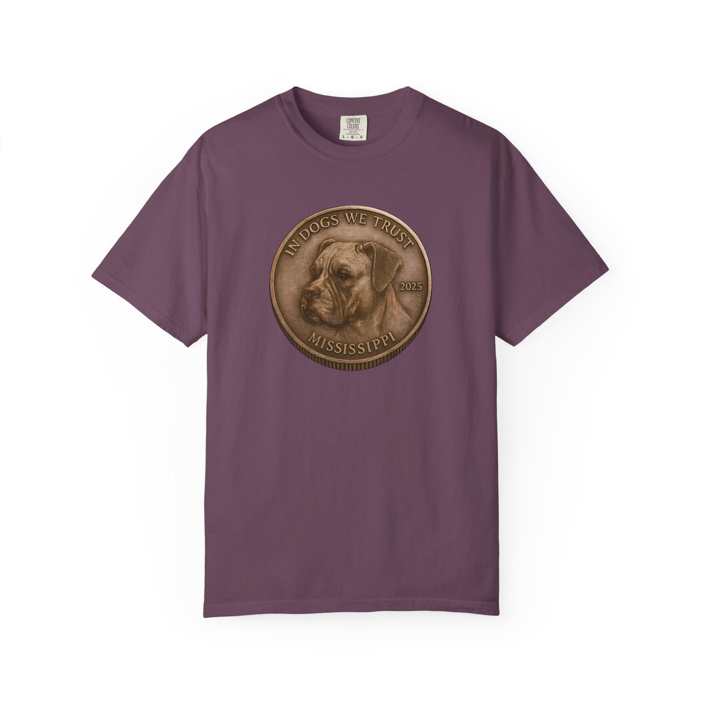 Mississippi DC State Coin T-Shirt Collection - Proud Dog Breed Illustrations