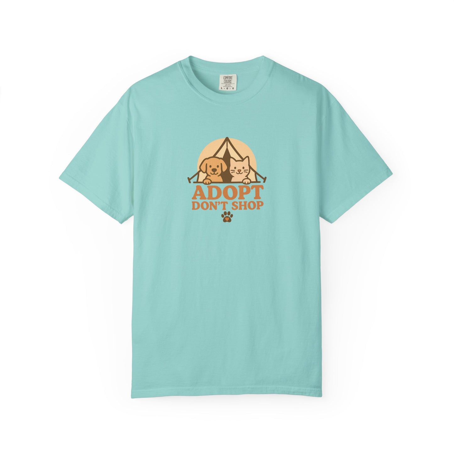 Adopt Don't Shop T-Shirt, Eco-Friendly Tee, Animal Rescue Shirt, Casual Wear, Gift for Pet Lovers, Perfect for Adoption Events