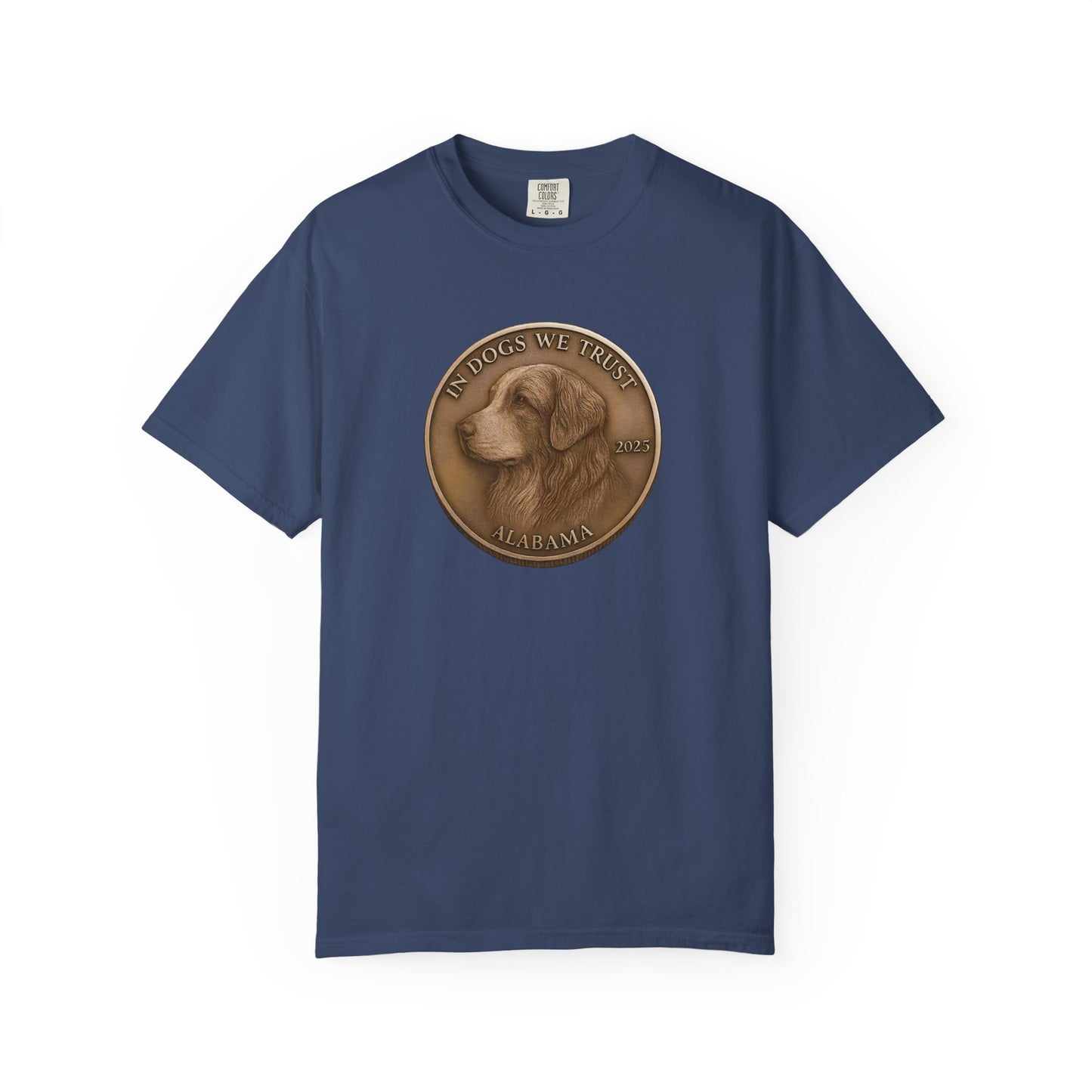 Alabama State Coin T-Shirt Collection - Proud Dog Breed Illustrations