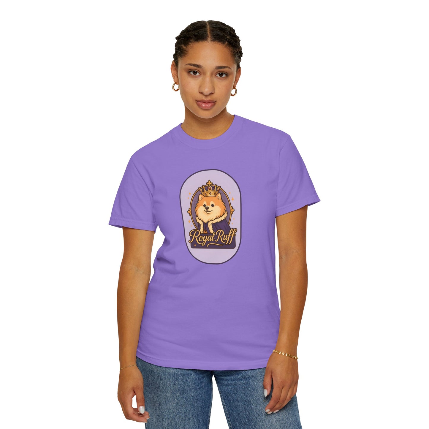 Dog Lover's Royal Ruff T-Shirt - Unisex Funny Pet Tee, Gift for Dog Parents, Cute Animal Shirt, Pet Memorial, Birthday Gift